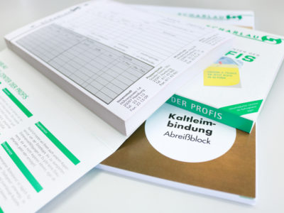 Bild von Kaltleimbindungen, Durchschreibesätzen und Abreißblöcke​n