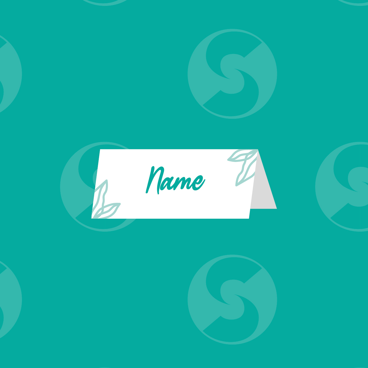 Namens-/Platzkarten zum Aufstellen