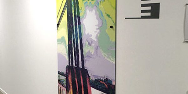 Bild von einem kaschierten Bild Acrylglas